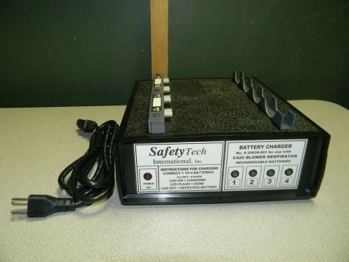 SafetyTech International Battery Charger S-20038-001 for C420 Blower Respirator