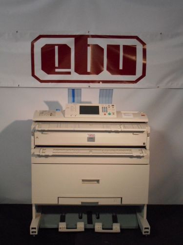 Ricoh MPW3601 W3601 3601 wide format printer scanner copier - 22K meter