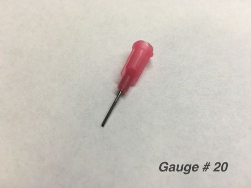 1/2&#034; Dispensing Needle Gauge # 20  - for 30cc and 10cc Syringes