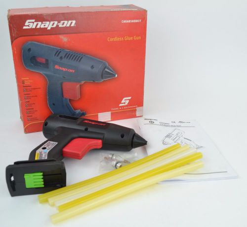 Snap On CAG6850DBKIT Cordless Glue Gun Manual Nozzles Glue