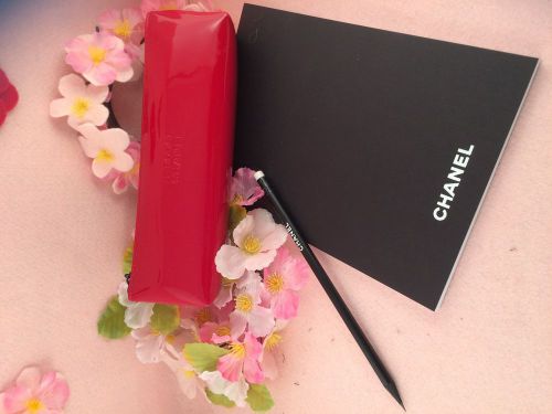 Chanel notebook pencil set