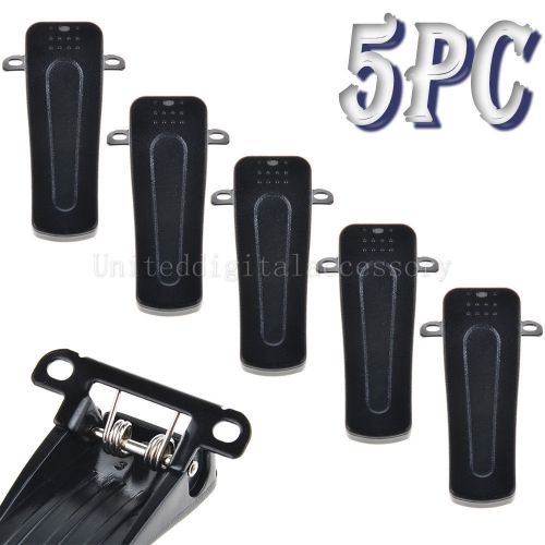5 X Belt Clip for BaoFeng Radios H777 BF-666S BF-777S BF-888S BF-999S Black