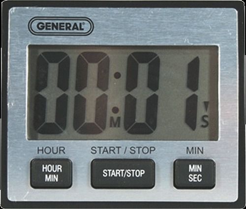 General TI110 Jumbo Display Waterproof Timer