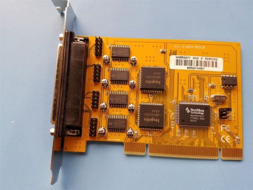 EXSYS 4x SERIAL &amp; 1x PARALLEL MULTI I/O PCI CARD EX-41094 REV.B