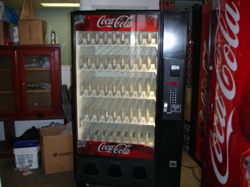 Dixie narco 5592 bottle drop coke soda vending machine for sale