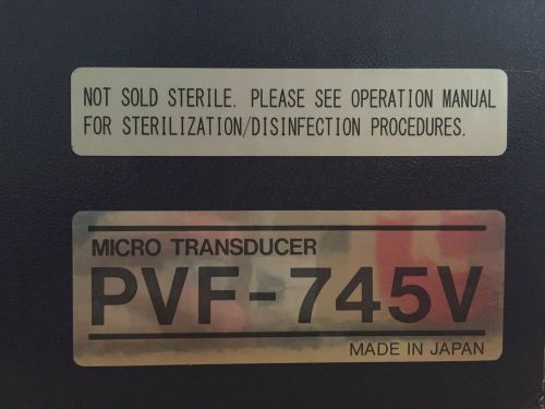 Toshiba Nemio  PVF-745V 7MHz Intraoperative Ultrasound Transducer for Abdominal