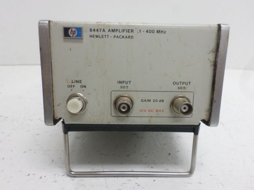 HP 8447A Amplifier .1-400MHz - For Parts