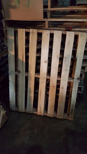 Wood pallets, Grade A, non standard size: 37&#034;x45&#034;x4.5&#034; (LxWxH)
