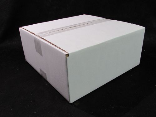 New 1000ct white plain single wall cardboard 12&#034; x 12&#034; x 5-1/8&#034; box for sale
