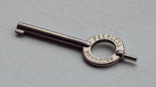 1 peerless z99 single nickel plated stainless steel standard handcuff key cuffs for sale
