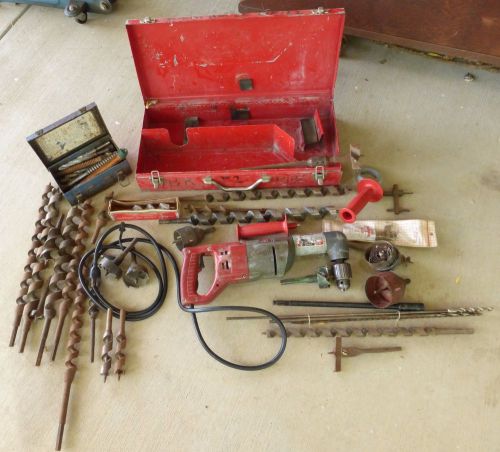 Milwaukee 1/2&#034; 1101-1 Heavy Duty Right Angle Drill with Lots of Extras
