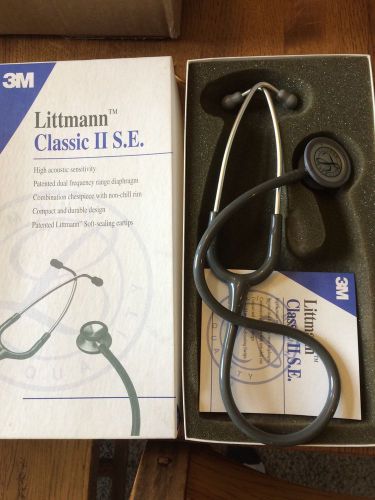 NEW Littmann Classic II SE Stethoscope Gray 2 In Box NIB