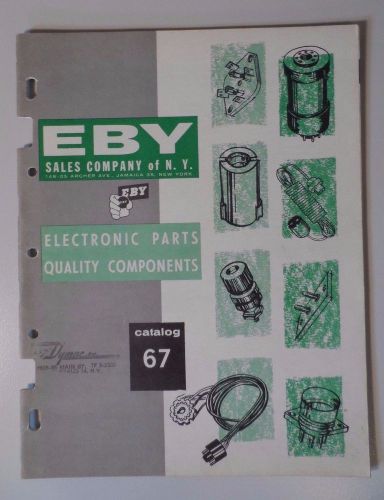 1967 EBY Electronic Parts Catalog Sockets &amp; Shields
