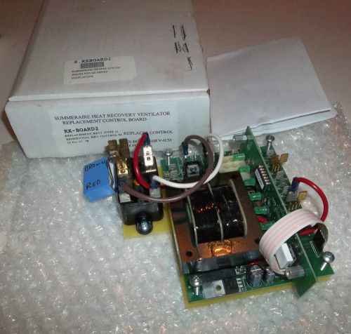 Summeraire RX-Board2 Heat Recovery Ventilator HRV Control Board Rev2 Type 5 -NEW