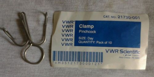 VWR Pinchcock Day Clamp 21730-001  Pack/10  NEW