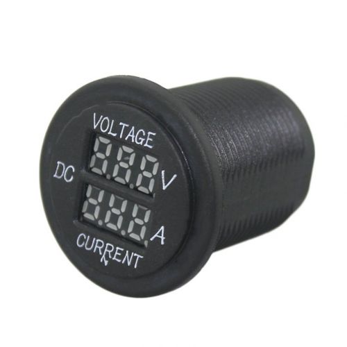 Digital Car Motor Vehicle Battery Voltage Current Meter Tester LED 12-24V FE