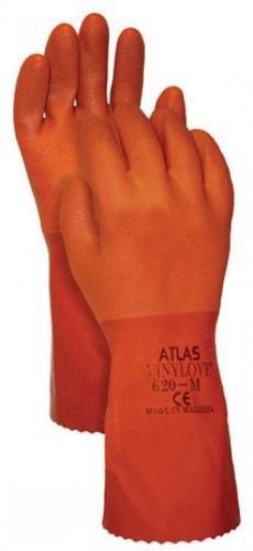 12 pack atlas glove 620 atlas vinylove 12&#034; double dipped gloves - x-large for sale