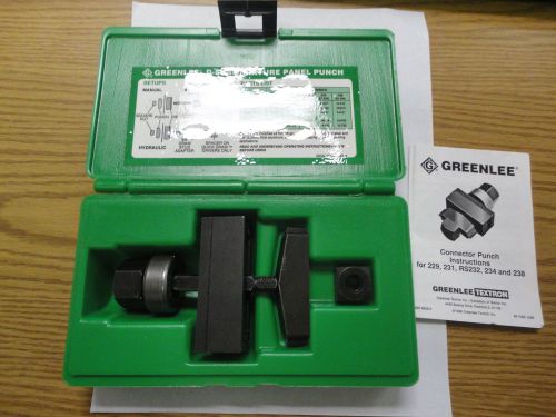 Greenlee 234 37-Pin D-Subminiature Panel Punch