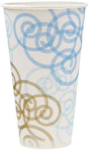Perfectouch 5360wm insulated paper hot cold cup whimsy  20 oz (20 sleeves of 25) for sale