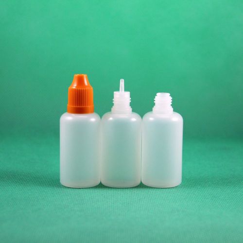 50x 30ml plastic dropper bottle child resistant proof long thin needle drop tip for sale