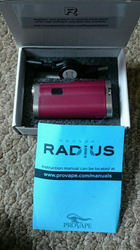 New Provari Radius box mod Cabernet Red