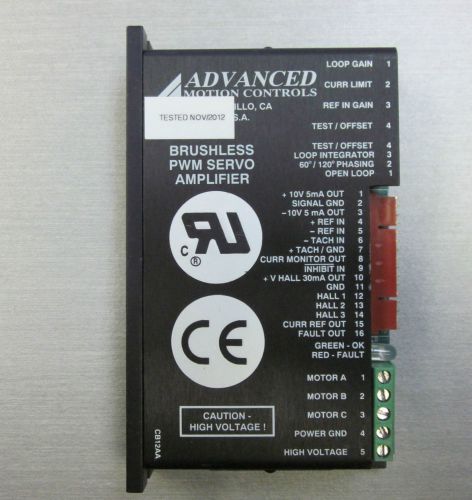 AMC brushless servo amplifier B12A6 advanced motion controls  B12A6D