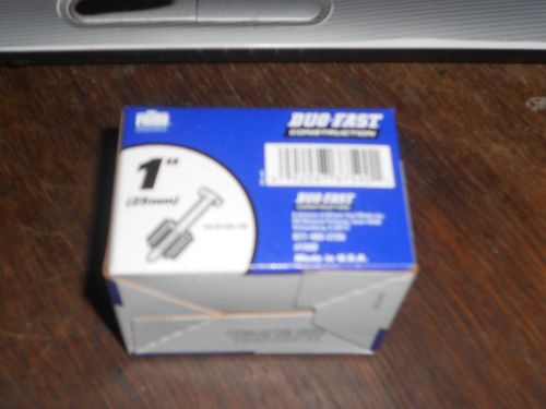 DUO-FAST LOW VELOCITY POWDER FASTENERS 16 BOXES OF 100-1&#034;