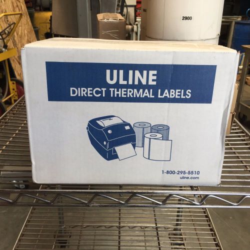 ULINE Direct 4x6 Thermal Labels S-6802. Box of 12