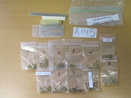 Schlage Rekey Kit Locksmith Rekeying Pins Kit  pin # 0 - 9 w/ key Gauge