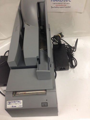 Digital Check TS240TTP teller transaction printer with TS240 scanner (bundle)