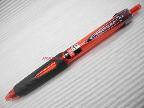 Uni-Ball SN-200PT Power Tank 0.5mm Extra Fine Retractable Ballpoint Pen, Red