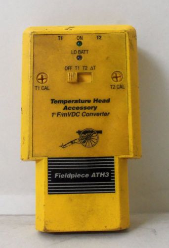 Fieldpiece ATH3 Temperature Head Accessory Dual Temperature 8503D Yellow