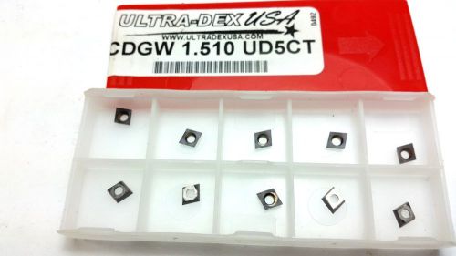 Ultra-Dex CDGW 1.510 UD5CT Carbide Inserts (10 Inserts) (Q 121)