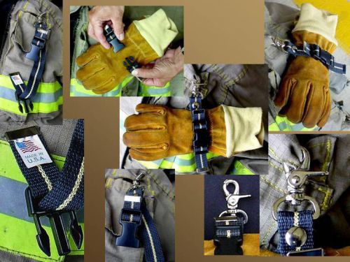Glove Holder Strap Firefighter FIRE RESISTANT nfpa KEVLAR. SALE $10.00 Delivered
