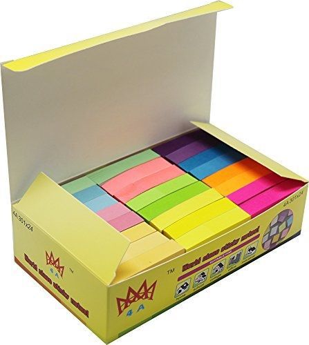 4A Sticky Notes, Neon and Pastel Assorted