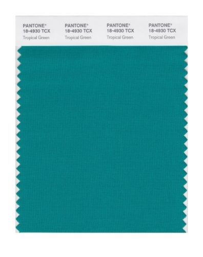 PANTONE SMART 18-4930X Color Swatch Card, Tropical Green