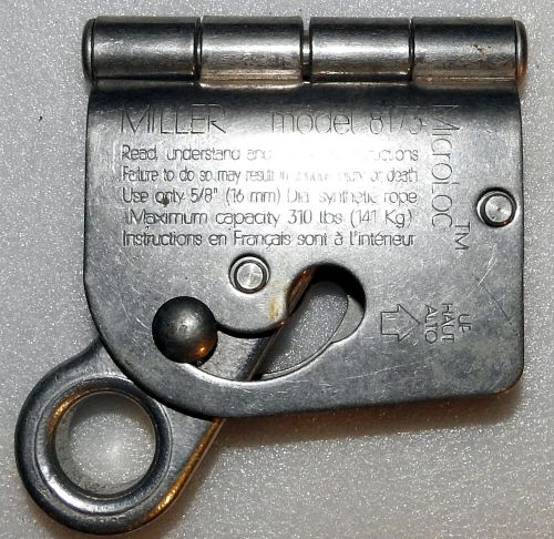 Miller MicroLoc Model 8173 for Trailing Rope Grab, 5/8&#034; Rope