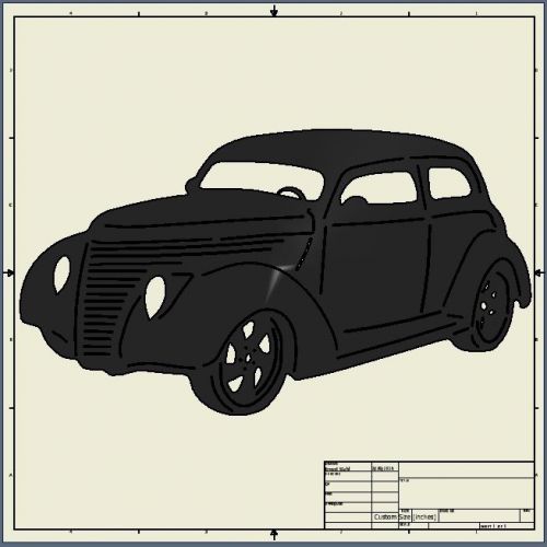 Dxf File ( 1936_chevy_sedan )