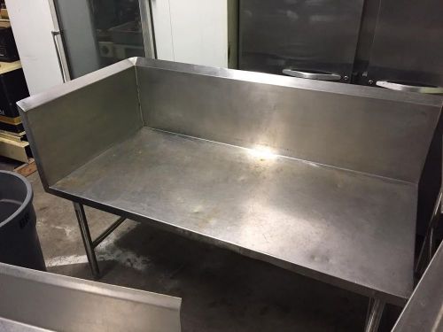 62&#034; Stainless Steel Equipment Prep Work Grill Stand Table NSF