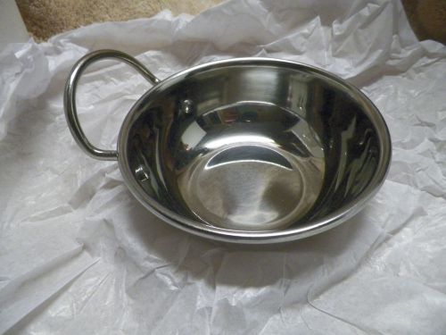 6 of Bon Chef Stainless Steel Serving Side Bowl handle sauce butter dessert 4.5