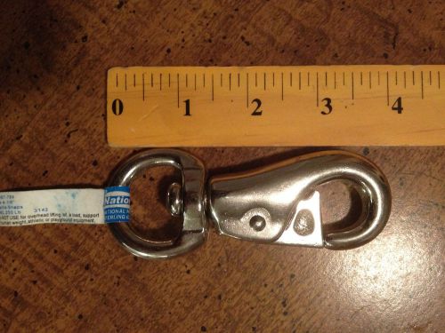 National, cattle snap, livestock snap, swivel snap, 4 1/8 inch, lot of 2.