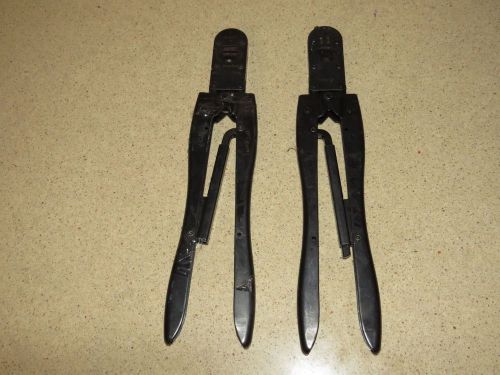 ^^ LOT OF TWO AMP TYPE F  CRIMPING CRIMPER TOOLS   (NNN)