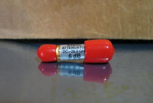 Agilent hp 8493c coaxial fixed attenuator 6 db dc to 26.5 ghz for sale