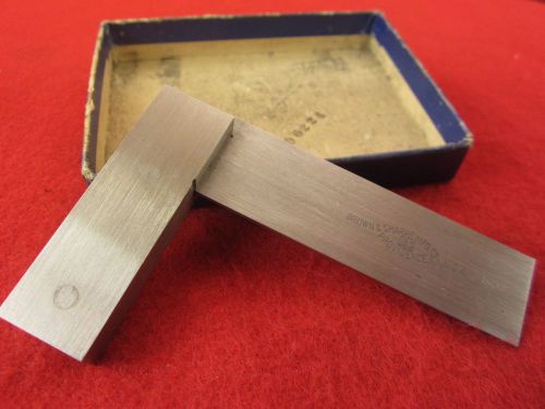 Brown &amp; sharpe no.540,  3&#034; hardened, precision machinist square ec for sale
