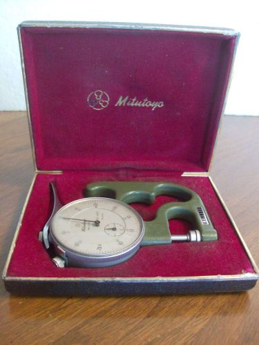 Mitutoyo (japan) dial thickness gauge no. 7300 in original box for sale