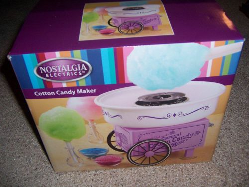 Nostalgia Electrics  Cotton Candy Makers Machines Vintage Collections