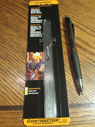 JOHNSON, Pocket Rule, Standard and metric, Stainless, New