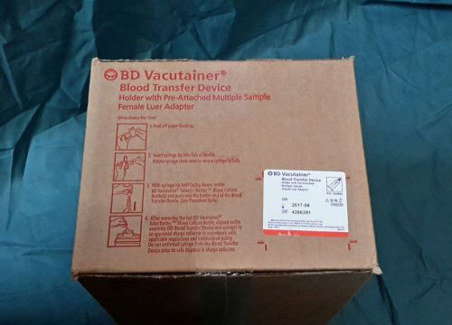 BD Vacutainer Blood Transfer Device ref: 364880 Qty : 200 Per Case*