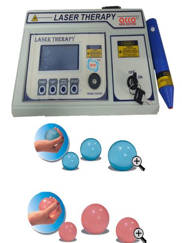 combo for acco Laser Therapy Electrotherapy Unit for Physiotherapy and Gel Ball