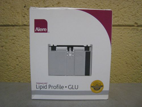 New Alere Lipid Profile GLU Cholestech LDX Cassettes Exp 3/31/17 Box of 10